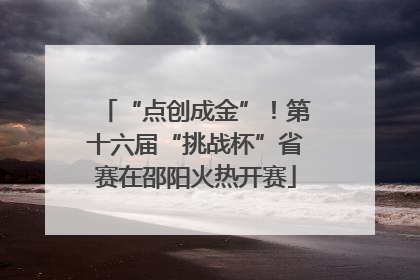 “点创成金”！第十六届“挑战杯”省赛在邵阳火热开赛