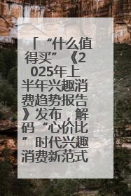 “什么值得买”《2025年上半年兴趣消费趋势报告》发布，解码“心价比”时代兴趣消费新范式