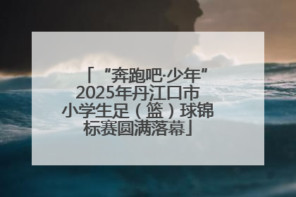 “奔跑吧·少年”2025年丹江口市小学生足（篮）球锦标赛圆满落幕
