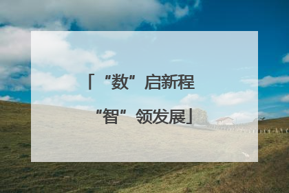 “数”启新程 “智”领发展