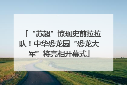 “苏超”惊现史前拉拉队！中华恐龙园“恐龙大军”将亮相开幕式