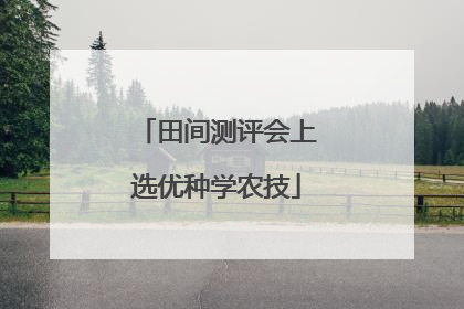 田间测评会上选优种学农技