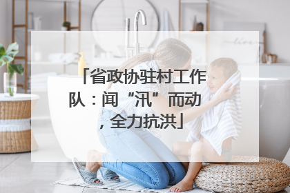 省政协驻村工作队：闻“汛”而动，全力抗洪
