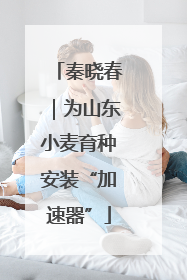 秦晓春｜为山东小麦育种安装“加速器”