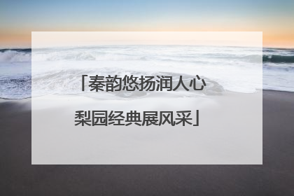 秦韵悠扬润人心 梨园经典展风采