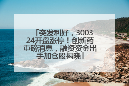 突发利好，300324开盘涨停！创新药重磅消息，融资资金出手加仓股揭晓