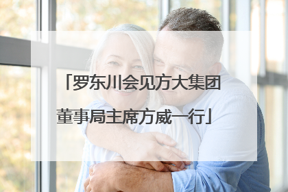 罗东川会见方大集团董事局主席方威一行