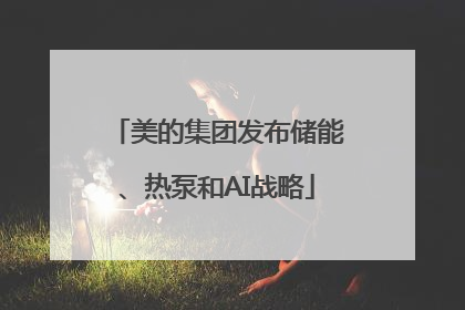 美的集团发布储能、热泵和AI战略