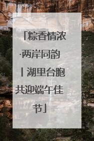 粽香情浓·两岸同韵丨湖里台胞共迎端午佳节
