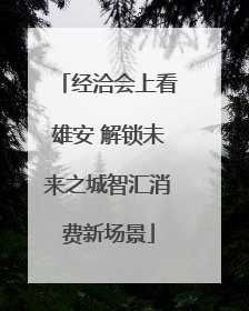 经洽会上看雄安 解锁未来之城智汇消费新场景