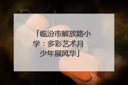 临汾市解放路小学：多彩艺术月 少年展风华
