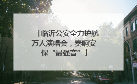 临沂公安全力护航万人演唱会，奏响安保“最强音”
