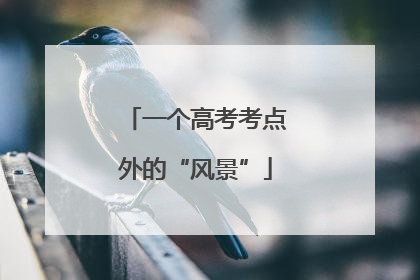一个高考考点外的“风景”