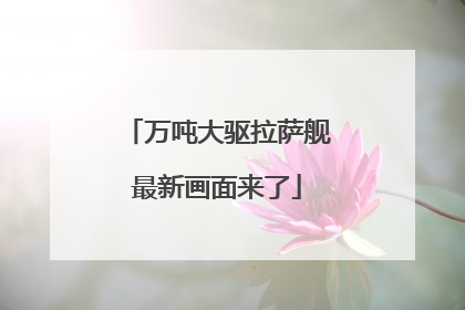 万吨大驱拉萨舰最新画面来了