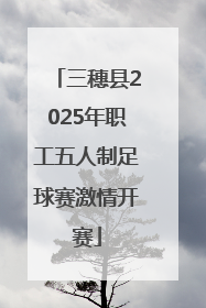 三穗县2025年职工五人制足球赛激情开赛