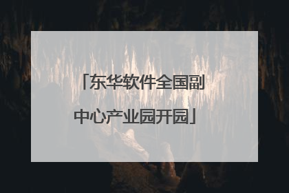 东华软件全国副中心产业园开园