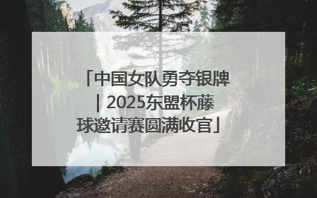 中国女队勇夺银牌｜2025东盟杯藤球邀请赛圆满收官