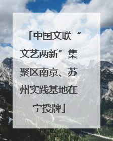 中国文联“文艺两新”集聚区南京、苏州实践基地在宁授牌