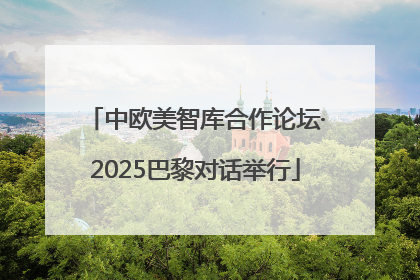 中欧美智库合作论坛·2025巴黎对话举行