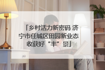 乡村活力新密码 济宁市任城区田园新业态收获好“丰”景
