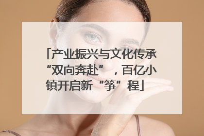 产业振兴与文化传承“双向奔赴”，百亿小镇开启新“筝”程