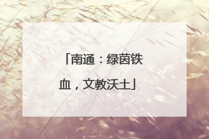 南通：绿茵铁血，文教沃土