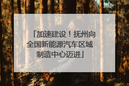 加速建设！抚州向全国新能源汽车区域制造中心迈进