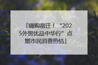 嗨购宿迁！“2025外贸优品中华行”点燃市民消费热情