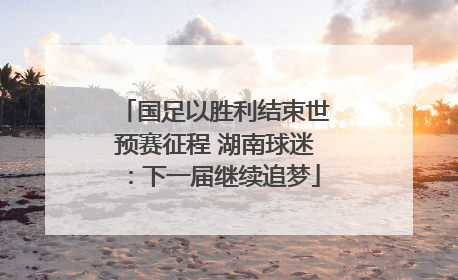 国足以胜利结束世预赛征程 湖南球迷：下一届继续追梦