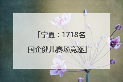 宁夏：1718名国企健儿赛场竞逐