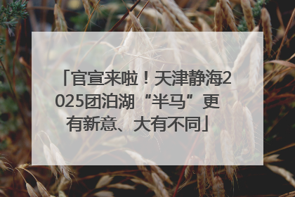 官宣来啦！天津静海2025团泊湖“半马”更有新意、大有不同