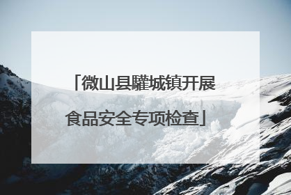 微山县驩城镇开展食品安全专项检查