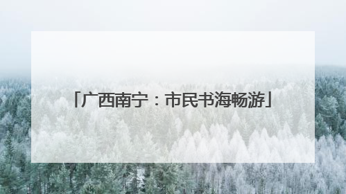 广西南宁：市民书海畅游