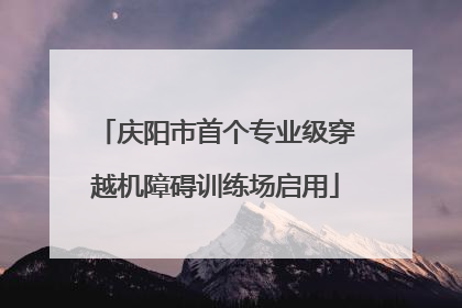 庆阳市首个专业级穿越机障碍训练场启用