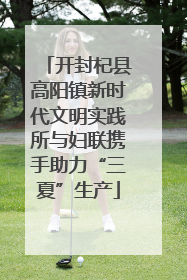 开封杞县高阳镇新时代文明实践所与妇联携手助力“三夏”生产