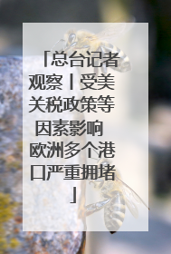 总台记者观察丨受美关税政策等因素影响 欧洲多个港口严重拥堵