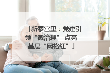 新泰宫里：党建引领“微治理” 点亮基层“网格红”
