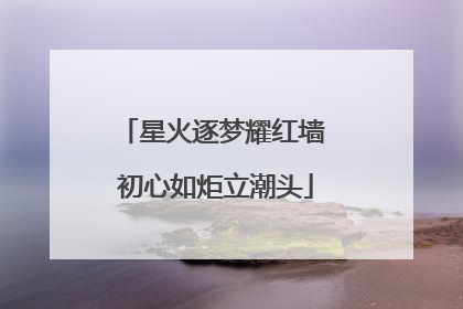 星火逐梦耀红墙 初心如炬立潮头
