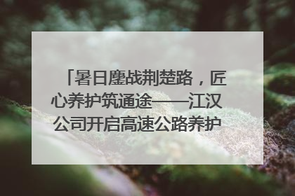暑日鏖战荆楚路，匠心养护筑通途——江汉公司开启高速公路养护专项工程建设热潮