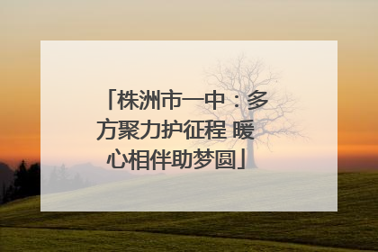 株洲市一中：多方聚力护征程 暖心相伴助梦圆