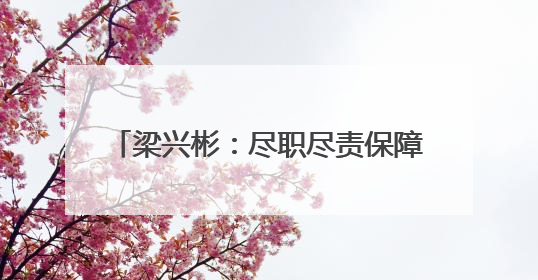 梁兴彬：尽职尽责保障旅客出行平安(图)