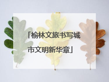 榆林文旅书写城市文明新华章