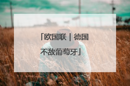 欧国联｜德国不敌葡萄牙