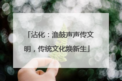 沾化：渔鼓声声传文明，传统文化焕新生
