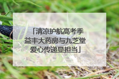 清凉护航高考季 益丰大药房与九芝堂爱心传递显担当