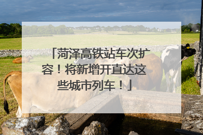 菏泽高铁站车次扩容！将新增开直达这些城市列车！