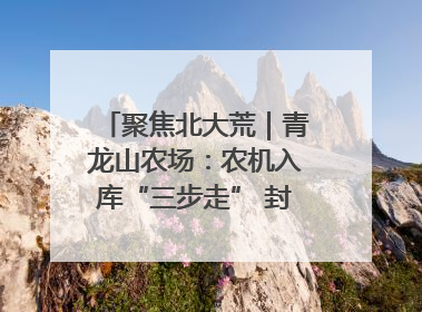 聚焦北大荒｜青龙山农场：农机入库“三步走” 封存管理精细化