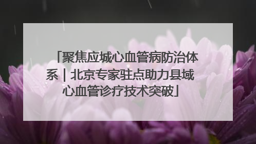 聚焦应城心血管病防治体系｜北京专家驻点助力县域心血管诊疗技术突破