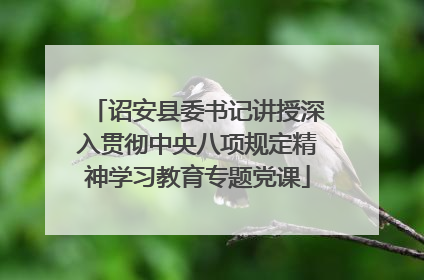 诏安县委书记讲授深入贯彻中央八项规定精神学习教育专题党课