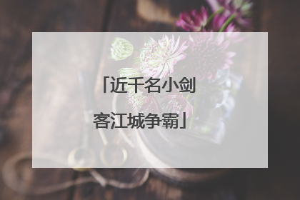 近千名小剑客江城争霸